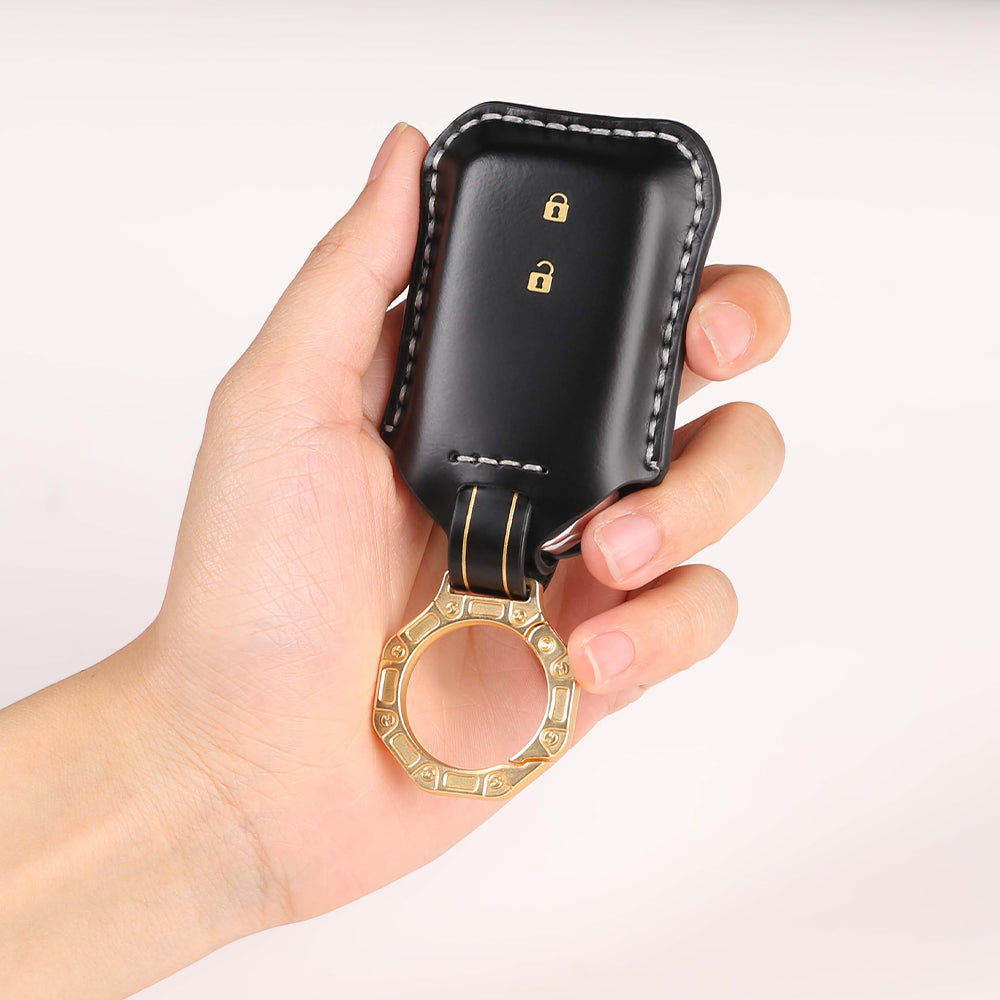 Custom leather deals car key cover