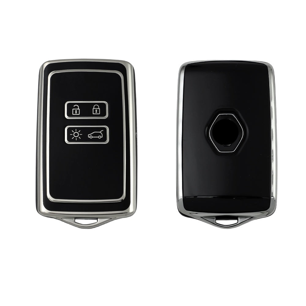 Keycare TPU Key Cover For Renault : Kiger Triber Smart Card (TP46)