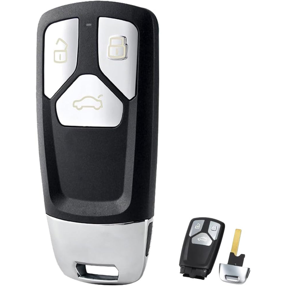 Aftermarket Smart Key Shell Compatible for Audi Q5, A5, A8, Q7, A4, A6 3 Button Smart Key(SMK47)