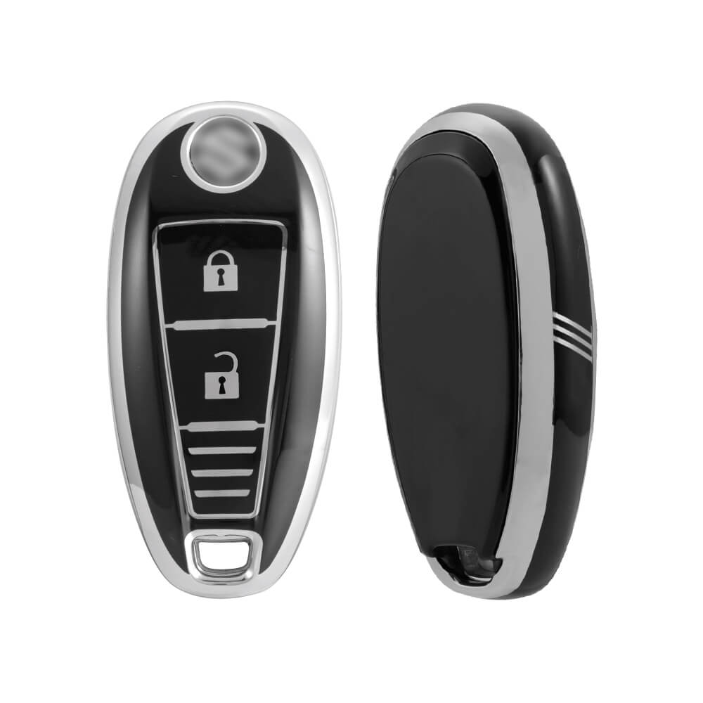 Keyzone Pack of 2 TPU Key Cover For Toyota : Urban Cruiser Smart Key (KZTP04-Pack of 2) - Keyzone