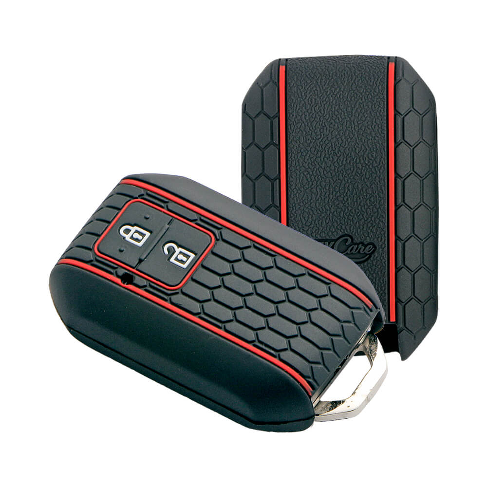 Keycare silicone key cover fit for : Glanza, Urban Cruiser Hyryder, Rumion 2 button smart key (KC-05) - Keyzone