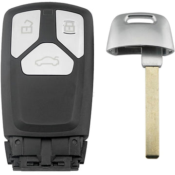 Aftermarket Smart Key Shell Compatible for Audi Q5, A5, A8, Q7, A4, A6 3 Button Smart Key(SMK47)