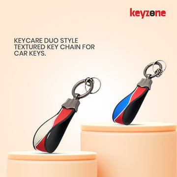 KeyCare Duo style textured key chain for car keys