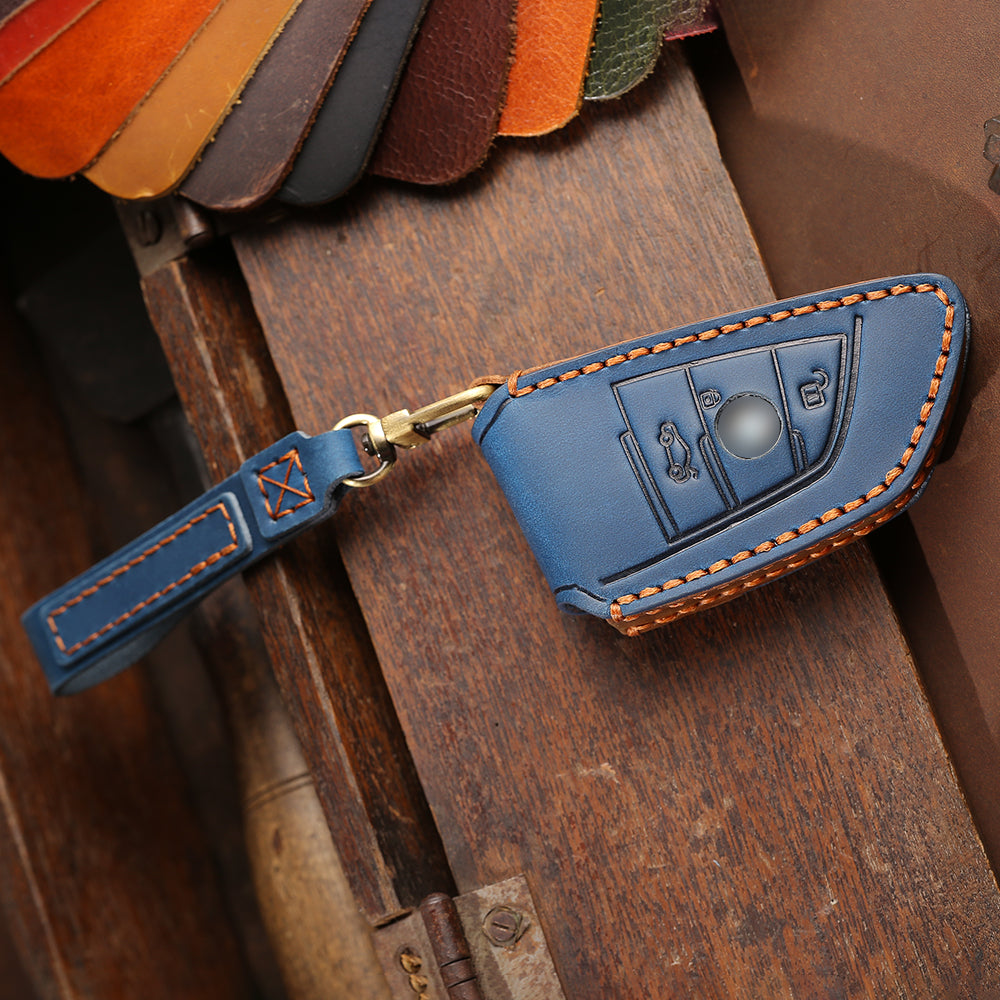 Bmw key store cover leather