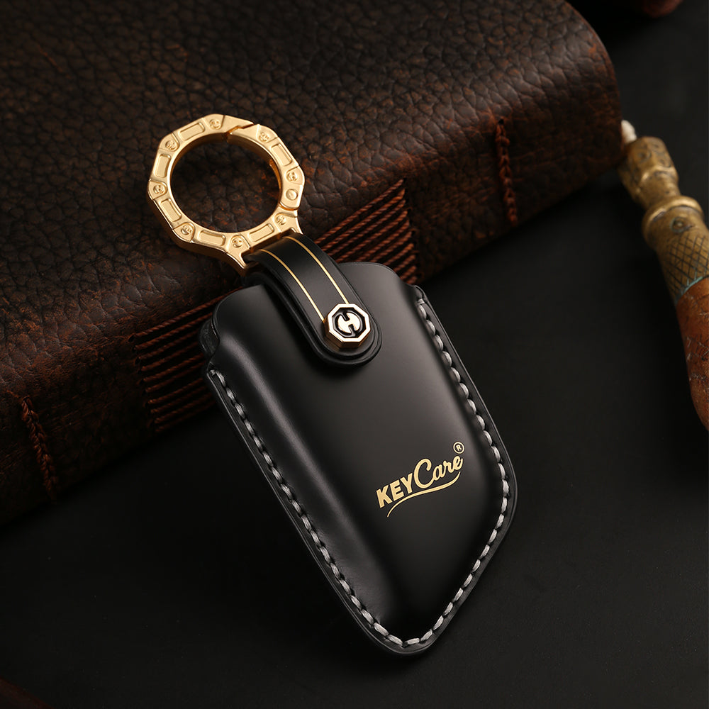 Custom leather deals car key cover