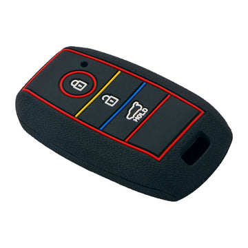 Keycare silicone key cover fit for : Kia Seltos 3 button smart key (KC-31)