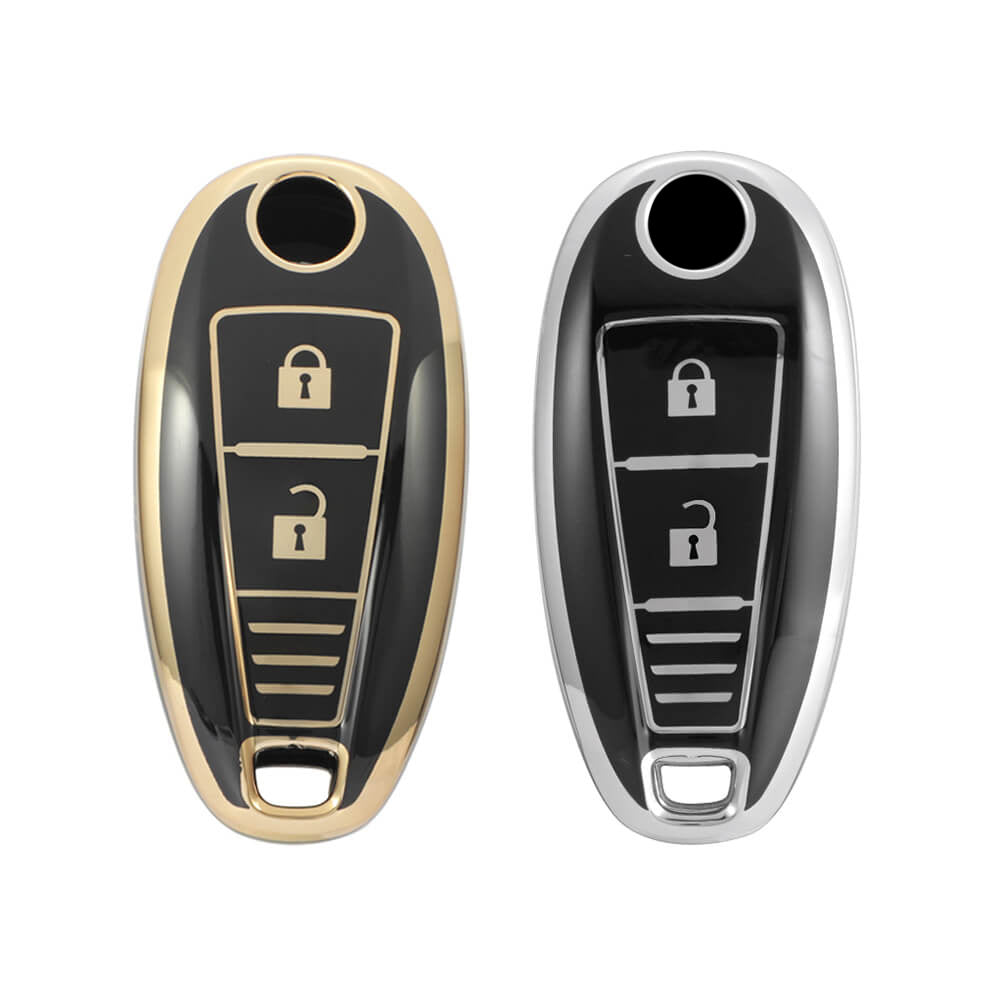 Keyzone Pack of 2 TPU Key Cover For Toyota : Urban Cruiser Smart Key (KZTP04-Pack of 2) - Keyzone