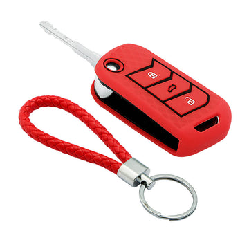 Keycare silicone key cover and keyring fit for : Thar, Bolero, Scorpio, XUV700, XUV400, XUV3x0, XUV300, TUV300, Marazzo flip key (KC-09, KCMini Keyring)