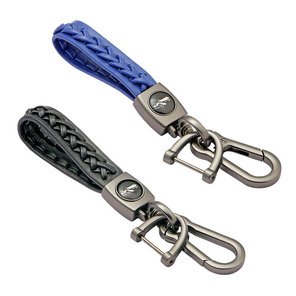 Leather woven key holder (Pack of 2)