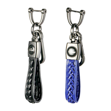 Leather woven key holder (Pack of 2)