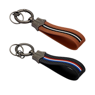 Keyzone Striped Keychain (Pack of 2)