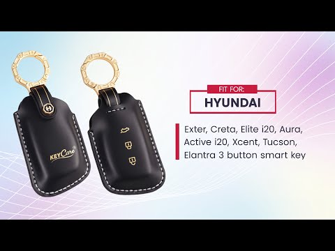 Hyundai key deals cover leather