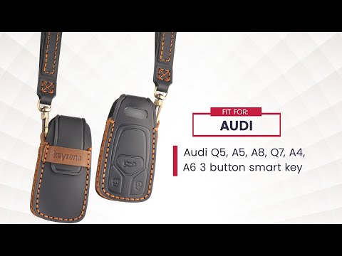 Echt Carbon Auto Schlüssel Cover für Audi A4 A5 A6 A7 A8 Q5 Q7 Q8 R8 ,  49,90 €