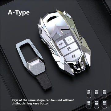 Keyzone TRF series key cover for City, Civic, Jazz, Amaze, Brio, BR-V, CR-V, WR-V, Mobilio smart key (TRF24_wb)