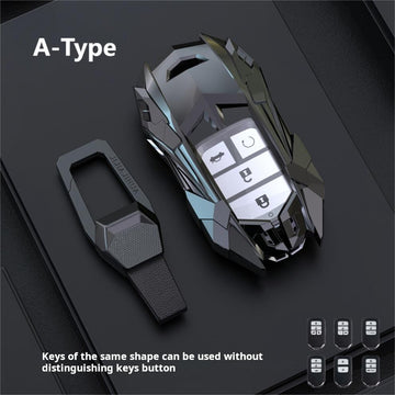 Keyzone TRF series key cover for City, Civic, Jazz, Amaze, Brio, BR-V, CR-V, WR-V, Mobilio smart key (TRF24_wb)