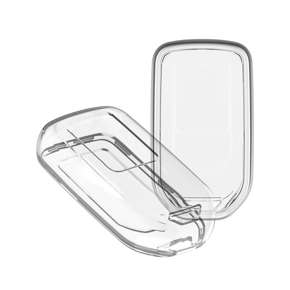 Keyzone clear TPU key cover fit for City, Elevate, Civic, Jazz, Brio, Amaze, CR-V, WR-V, BR-V, Mobilio, Accord 2b/3b/4b/5b Smart Key (CLTP24) - Keyzone