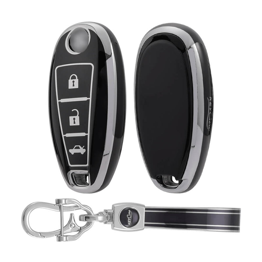 Keycare TPU Key Cover and Keychain For Toyota : Urban Cruiser Smart Key (TP04) - Keyzone