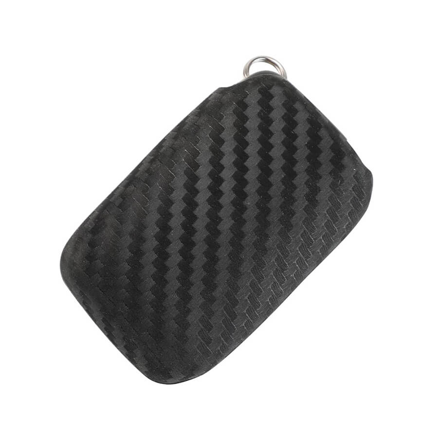 Keyzone carbon fiber key cover fit for : Jaguar 5 button smart key (T1) - Keyzone