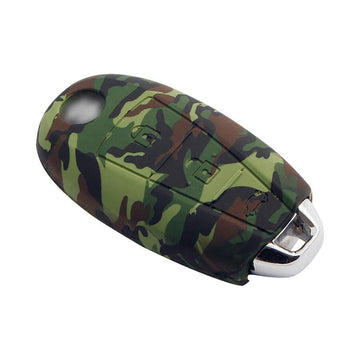 Keyzone camouflage key cover fit for : Ciaz, Baleno, S-cross, Vitara Brezza, Ignis, Swift, Ertiga 3b smart key (KZ-05)